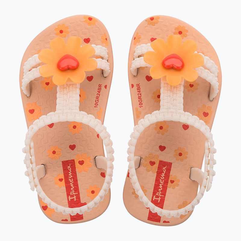 Ipanema Daisy Baby béžové/béžové/oranžové sandále 2