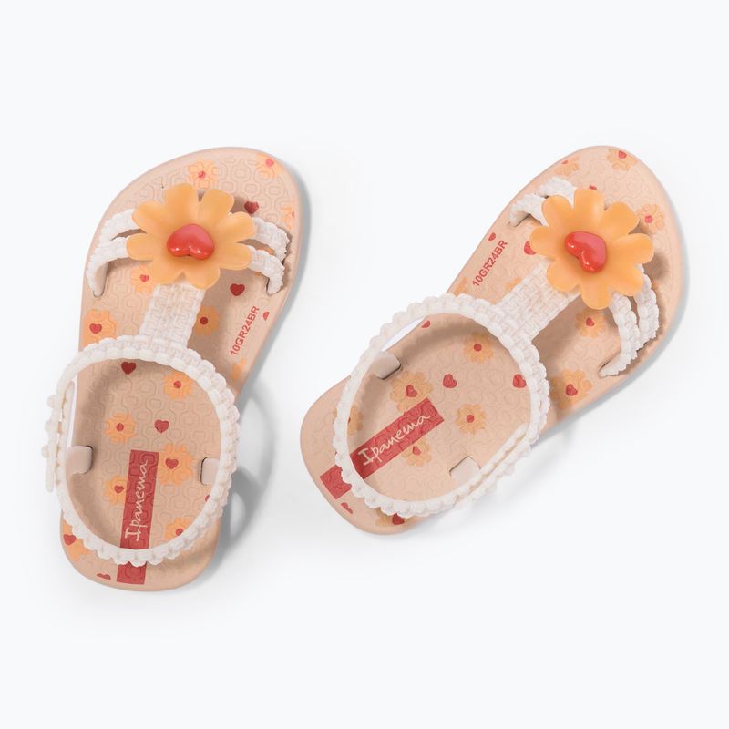 Ipanema Daisy Baby béžové/béžové/oranžové sandále 3