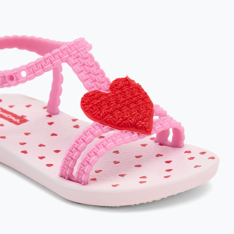 Detské sandále Ipanema My First Baby pink/pink/red 7