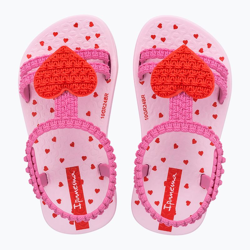Detské sandále Ipanema My First Baby pink/pink/red 2