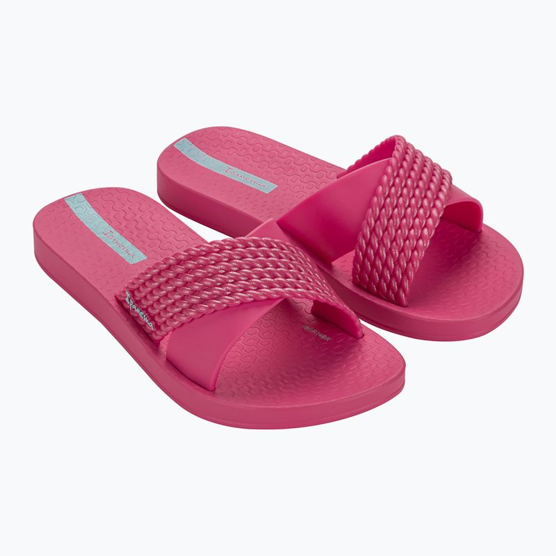 Detské šľapky Ipanema Street Kids pink/dark pink/green