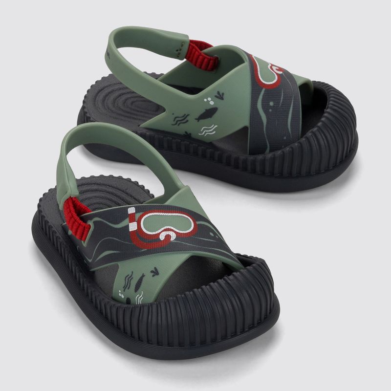 Detské sandále Ipanema Fun Sea Baby grey/green 3