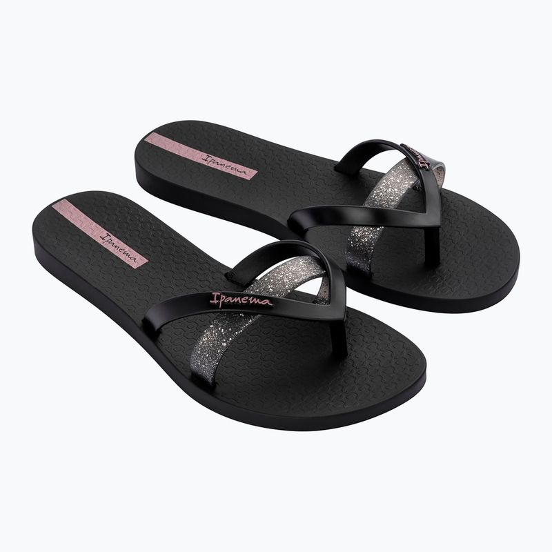 Dámske žabky Ipanema Kirei Chic black/glitter/purple