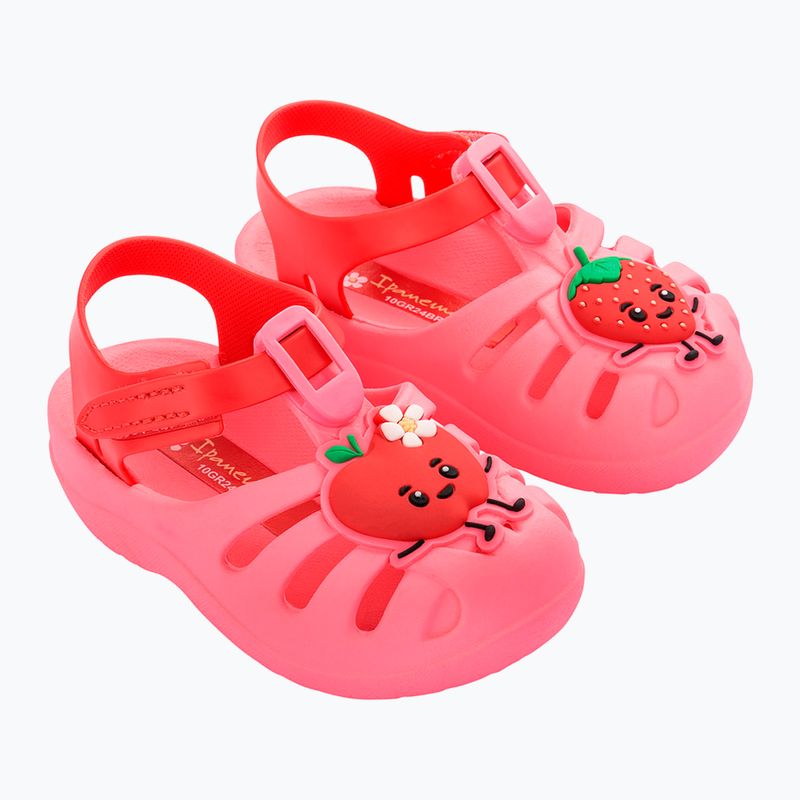 Detské sandále Ipanema Summer XIV Baby dark pink/red
