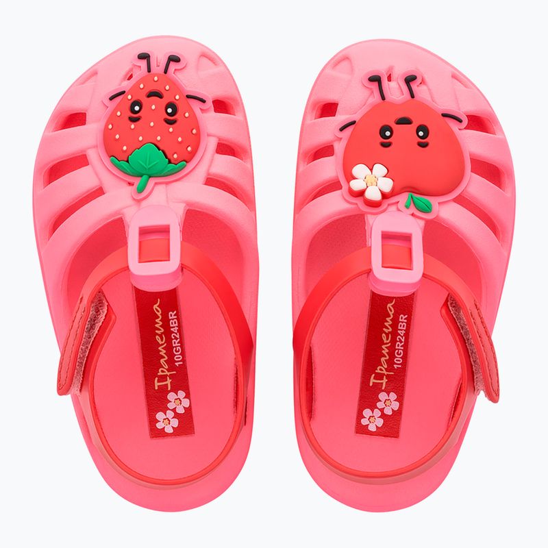 Detské sandále Ipanema Summer XIV Baby dark pink/red 2