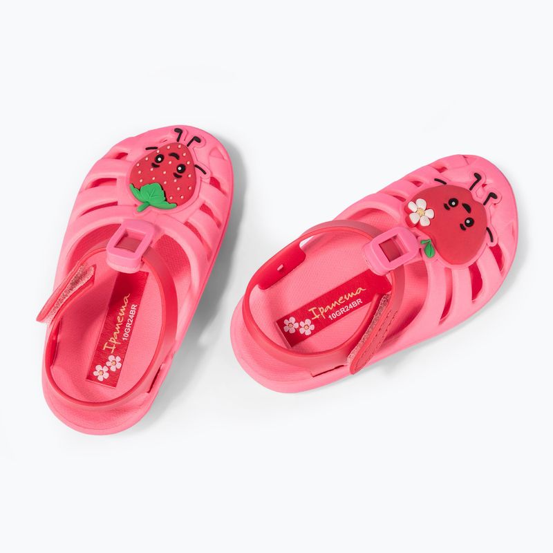 Detské sandále Ipanema Summer XIV Baby dark pink/red 3