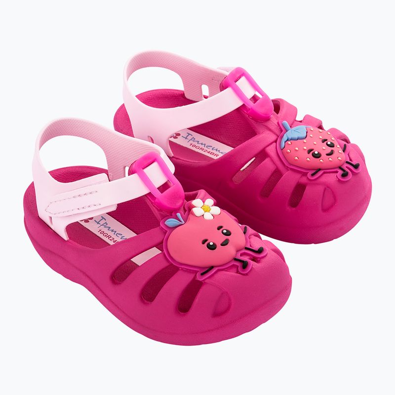 Detské sandále Ipanema Summer XIV Baby dark pink/light pink