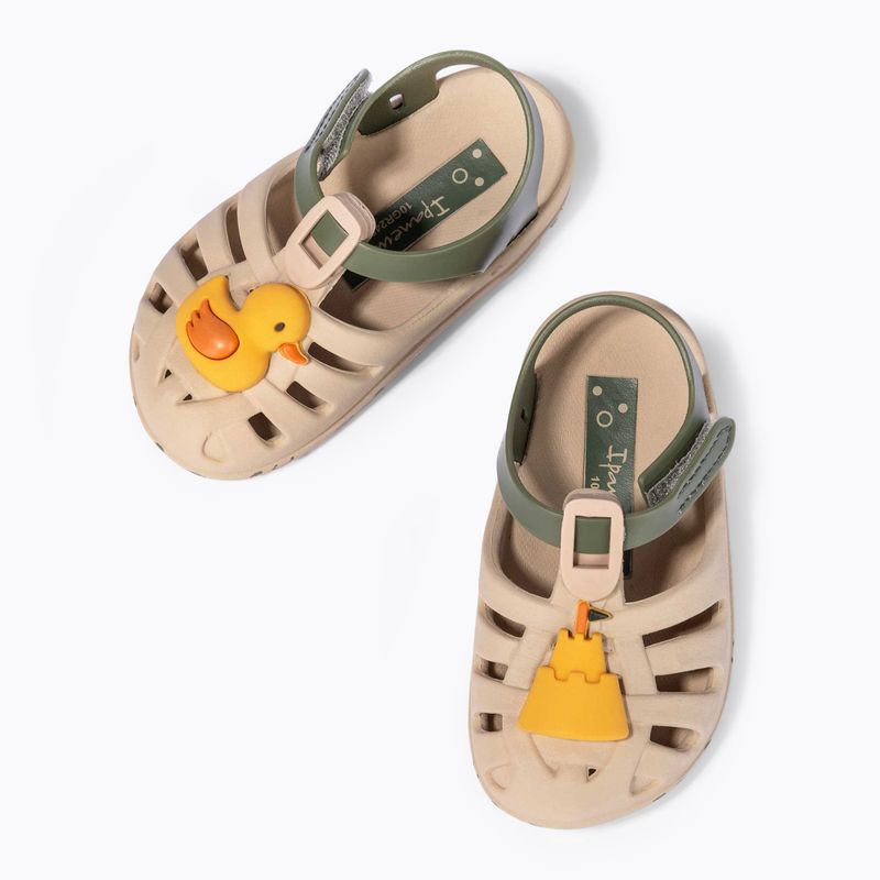 Detské sandále Ipanema Summer XV Baby light beige/green/yellow 3