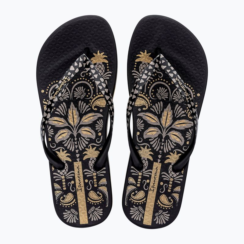 Dámske žabky Ipanema Anat Nature VIII black/black/gold 2