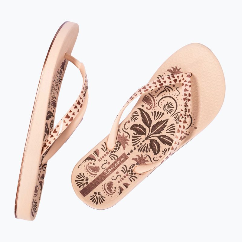Dámske žabky Ipanema Anat Nature VIII beige/beige/brown 3