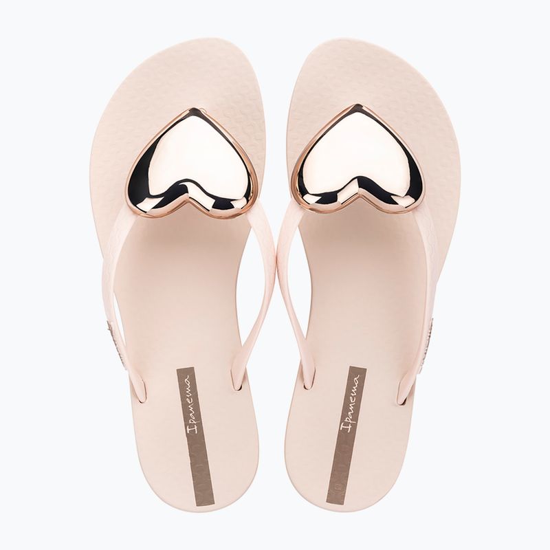 Dámske žabky Ipanema Maxi Fashion beige/gold 2