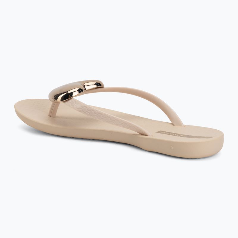 Dámske žabky Ipanema Maxi Fashion beige/gold 3