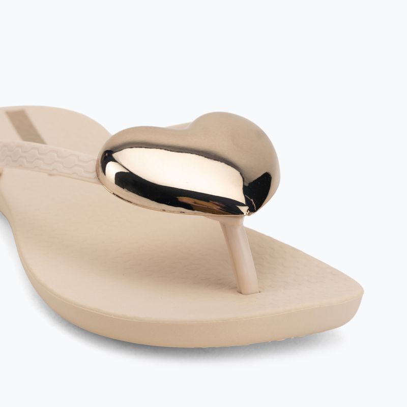 Dámske žabky Ipanema Maxi Fashion beige/gold 7