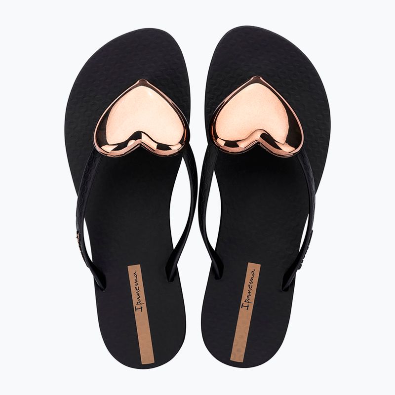 Dámske žabky Ipanema Maxi Fashion black/bronze 2