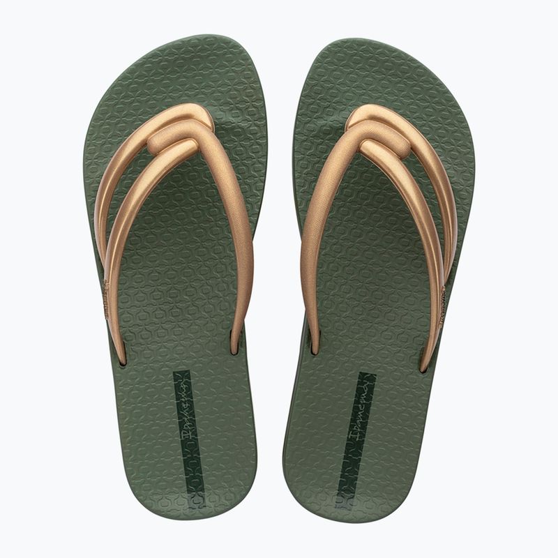 Dámske žabky Ipanema Comfy green/gold 2