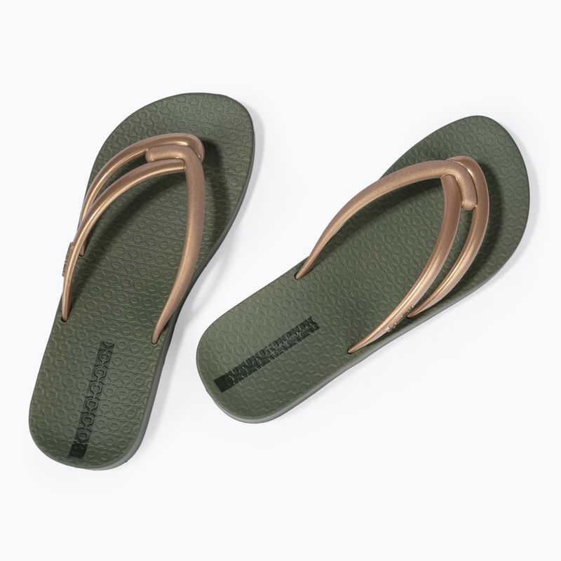 Dámske žabky Ipanema Comfy green/gold 3