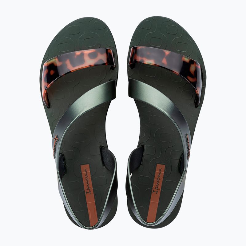 Dámske sandále Ipanema Vibe green/turtle/brown 2
