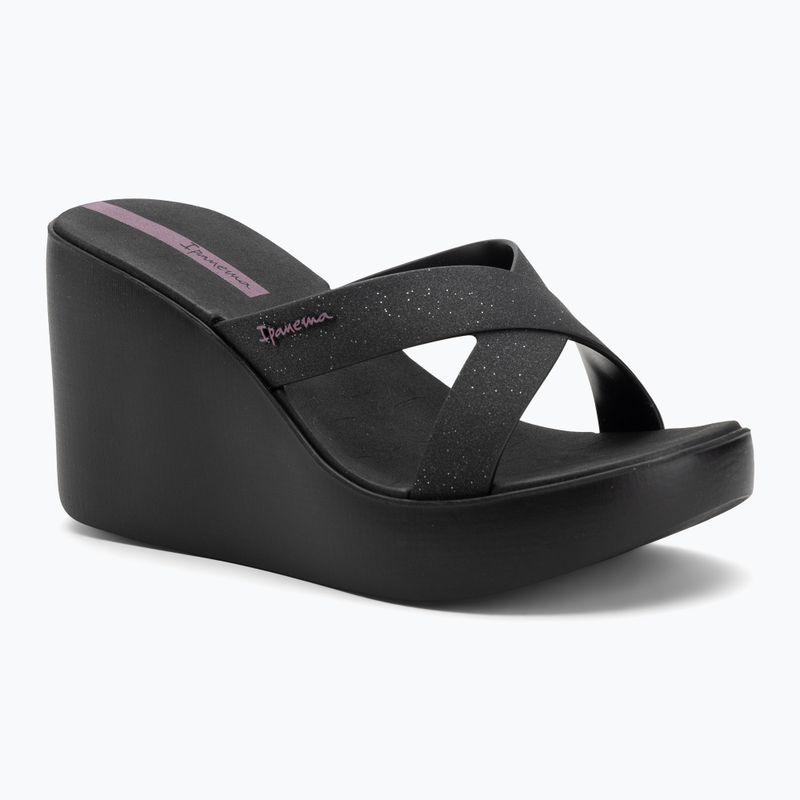 Dámske šľapky Ipanema High Fashion II Slide black/glitter black/lilac