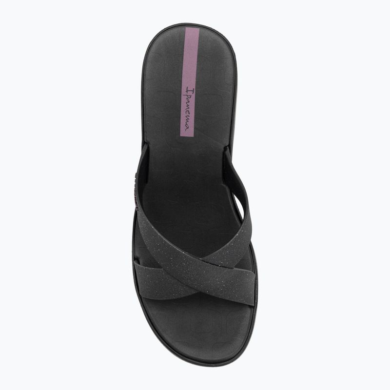 Dámske šľapky Ipanema High Fashion II Slide black/glitter black/lilac 5