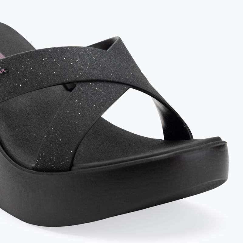 Dámske šľapky Ipanema High Fashion II Slide black/glitter black/lilac 7
