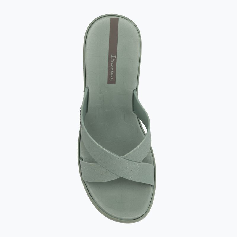 Dámske šľapky Ipanema High Fashion II Slide green/glitter green/grey 5