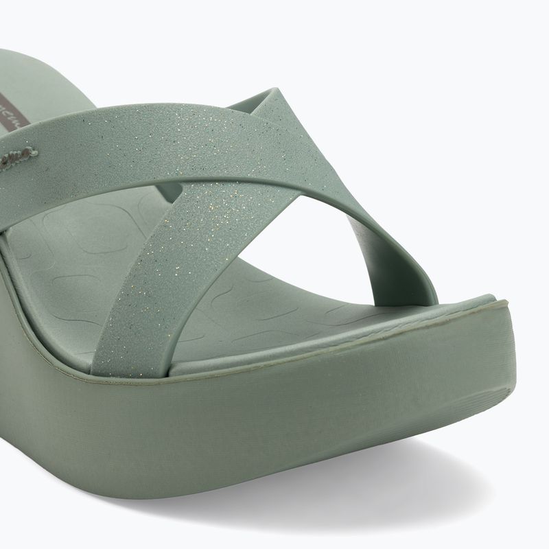 Dámske šľapky Ipanema High Fashion II Slide green/glitter green/grey 7