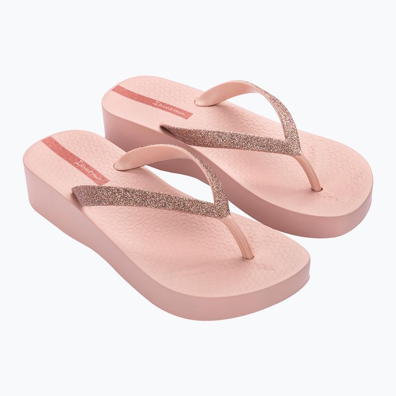 Dámske žabky Ipanema Mesh Chic Plat pink/glitter pink 8