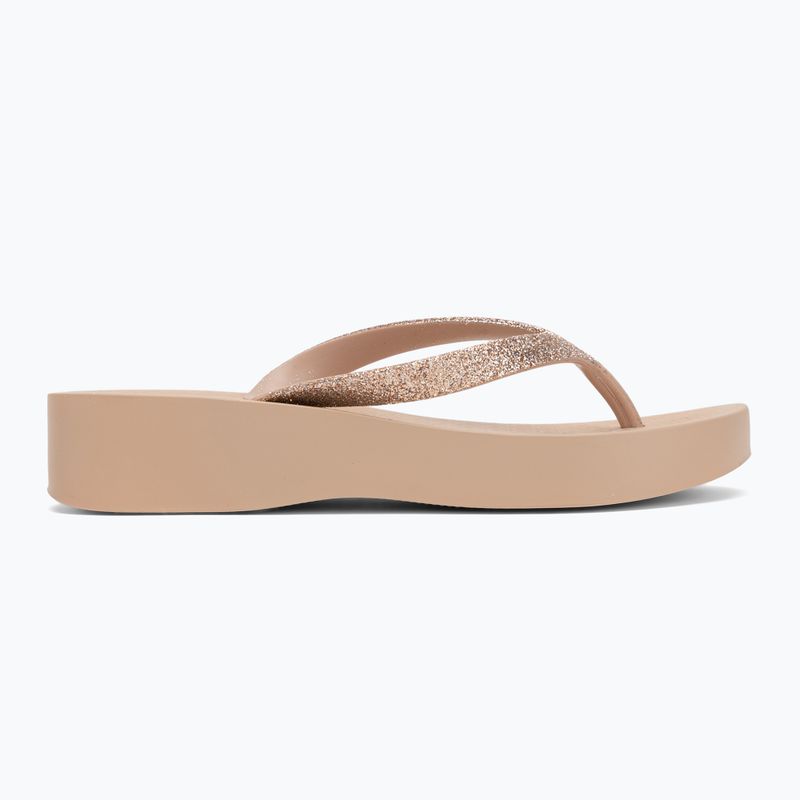 Dámske žabky Ipanema Mesh Chic Plat beige/glitter beige 2