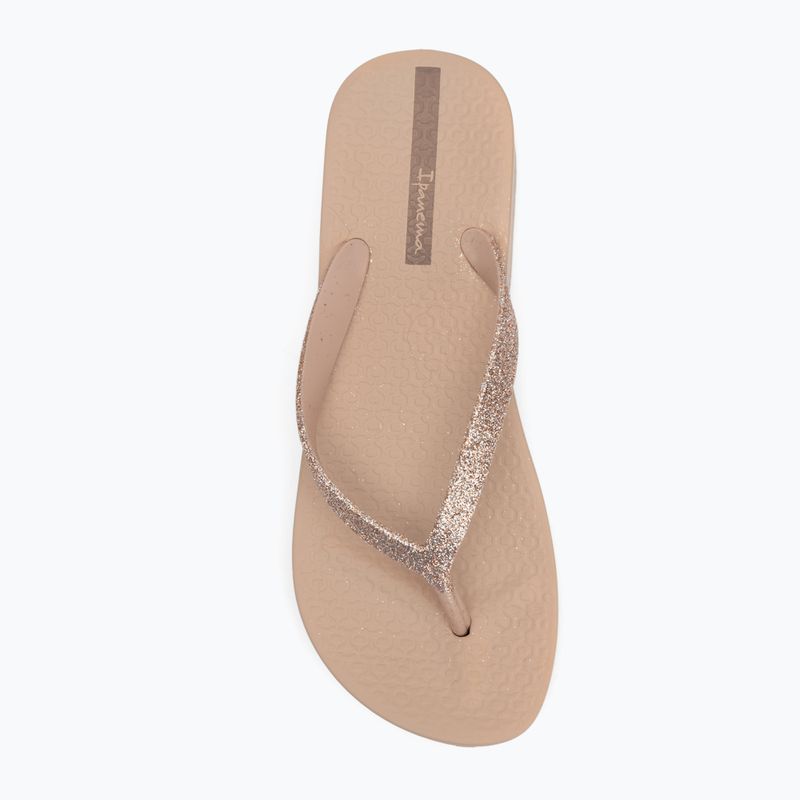 Dámske žabky Ipanema Mesh Chic Plat beige/glitter beige 5