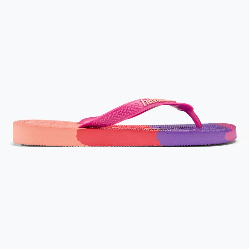 Havaianas Top Logomania Colors II pink flux žabky 2