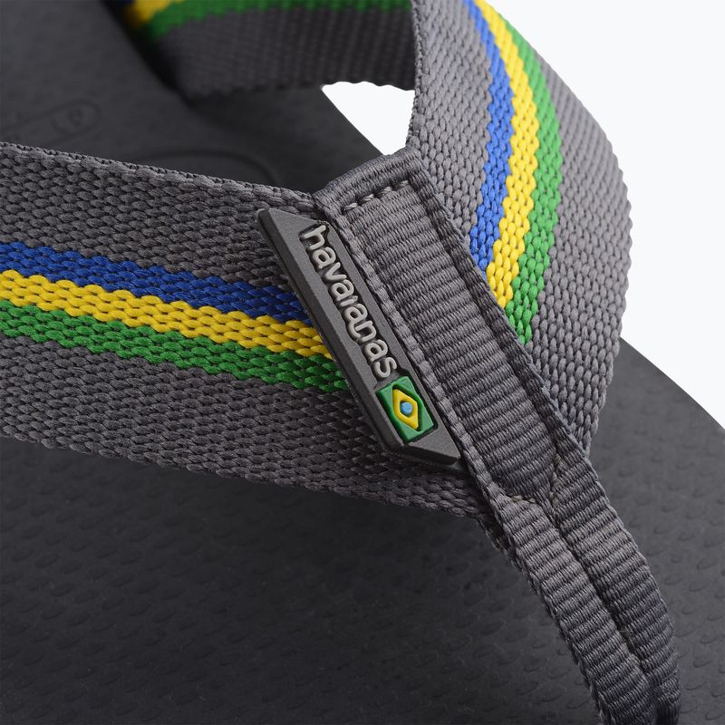 Pánske žabky Havaianas Urban Brasil new graphite 12