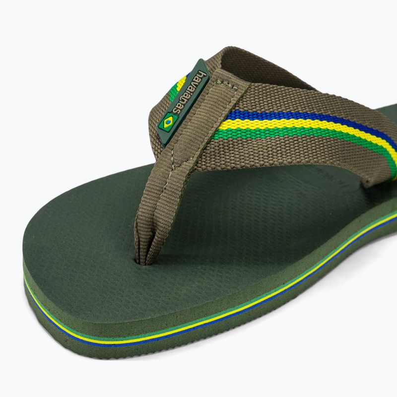 Pánske žabky Havaianas Urban Brasil olive green 7