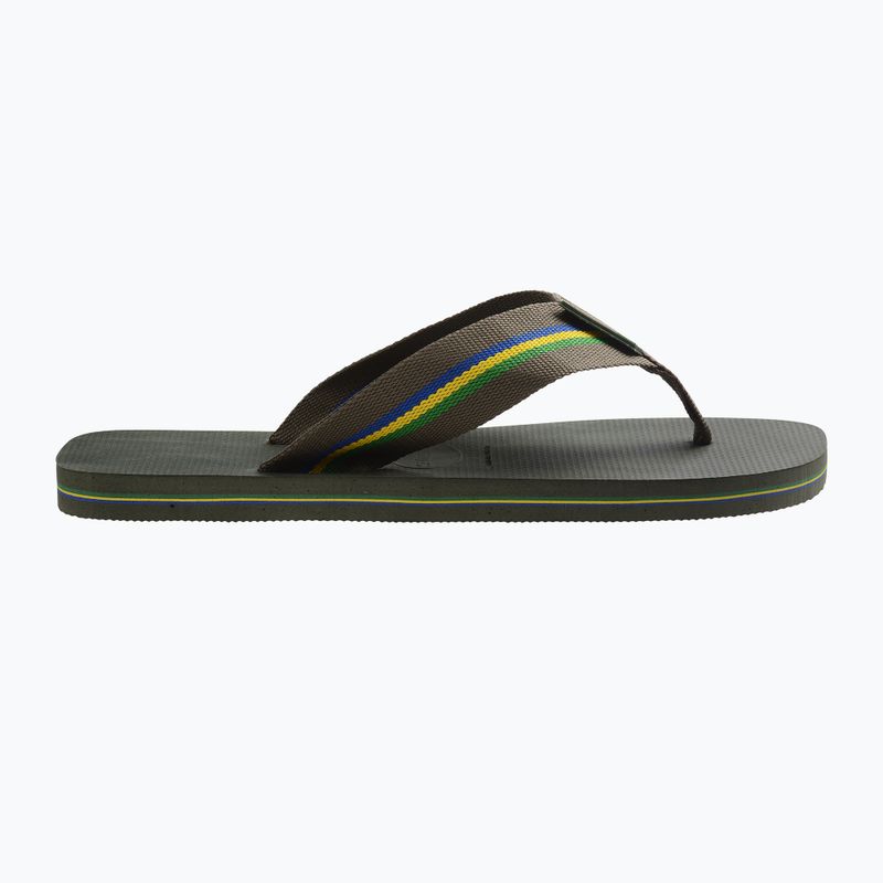 Pánske žabky Havaianas Urban Brasil olive green 9