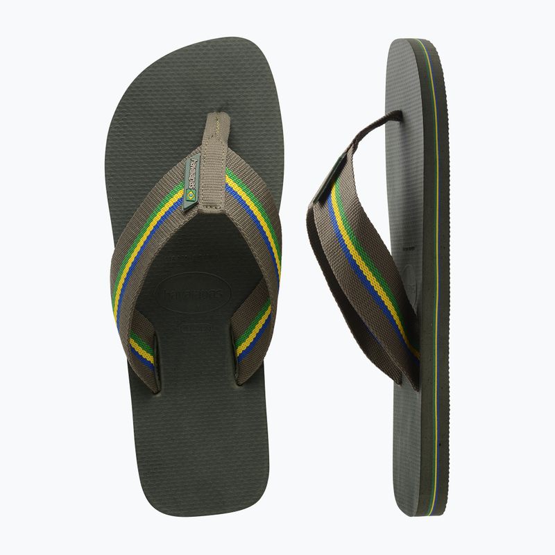 Pánske žabky Havaianas Urban Brasil olive green 10