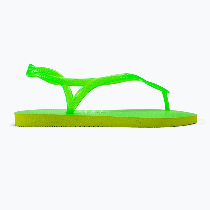 Dámske sandále Havaianas Luna Neon lemon green 2