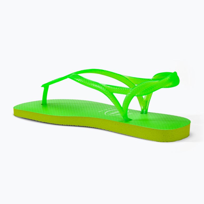 Dámske sandále Havaianas Luna Neon lemon green 3