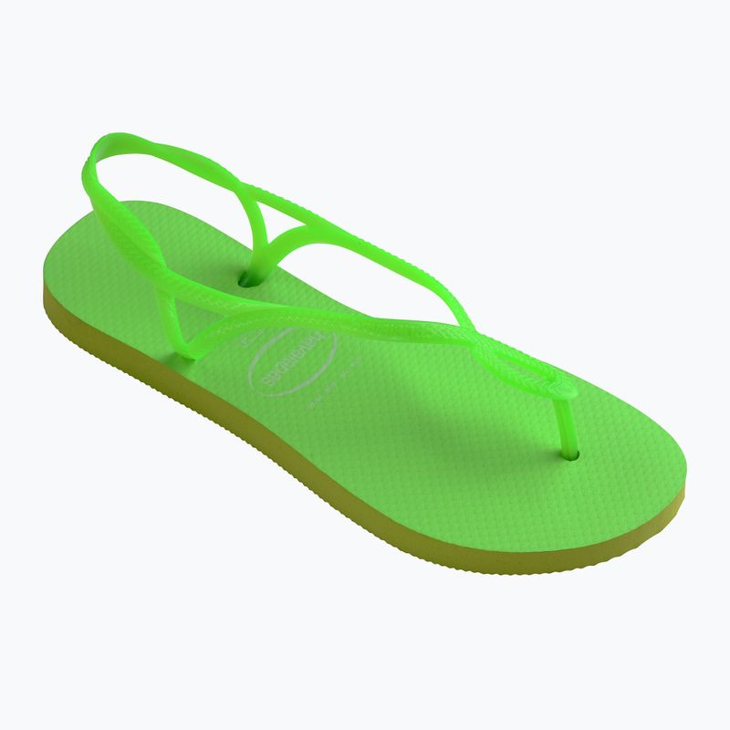 Dámske sandále Havaianas Luna Neon lemon green 8