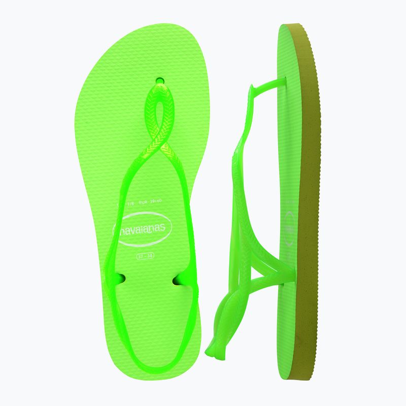 Dámske sandále Havaianas Luna Neon lemon green 10