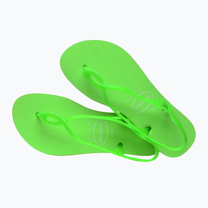 Dámske sandále Havaianas Luna Neon lemon green 11