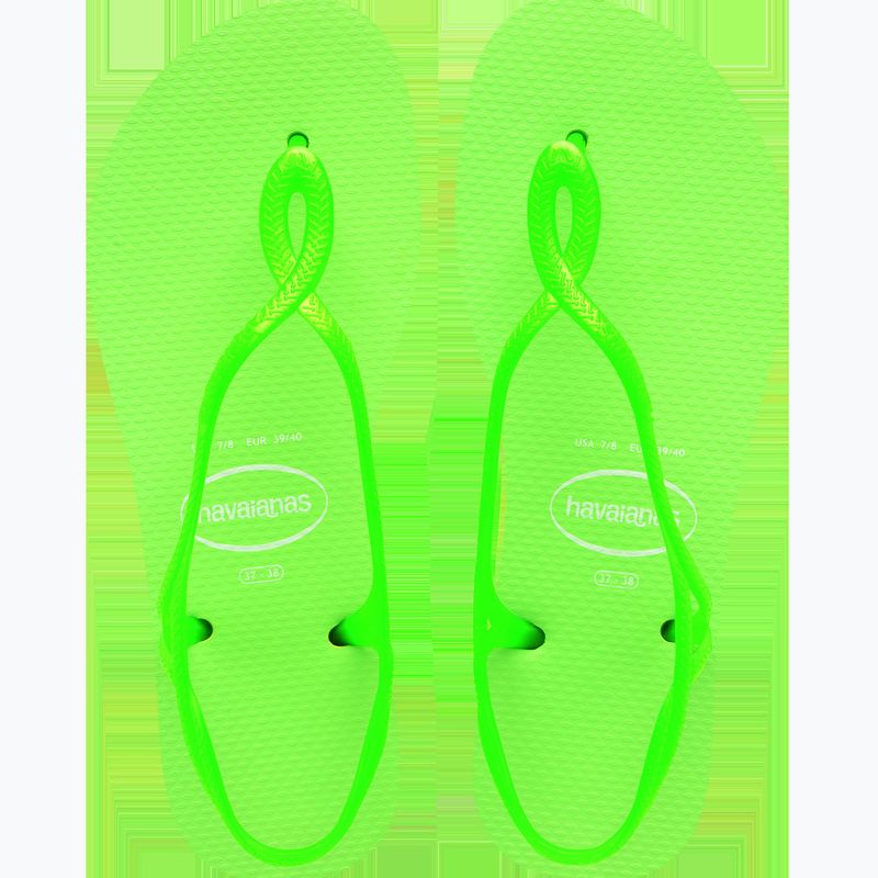 Dámske sandále Havaianas Luna Neon lemon green 12