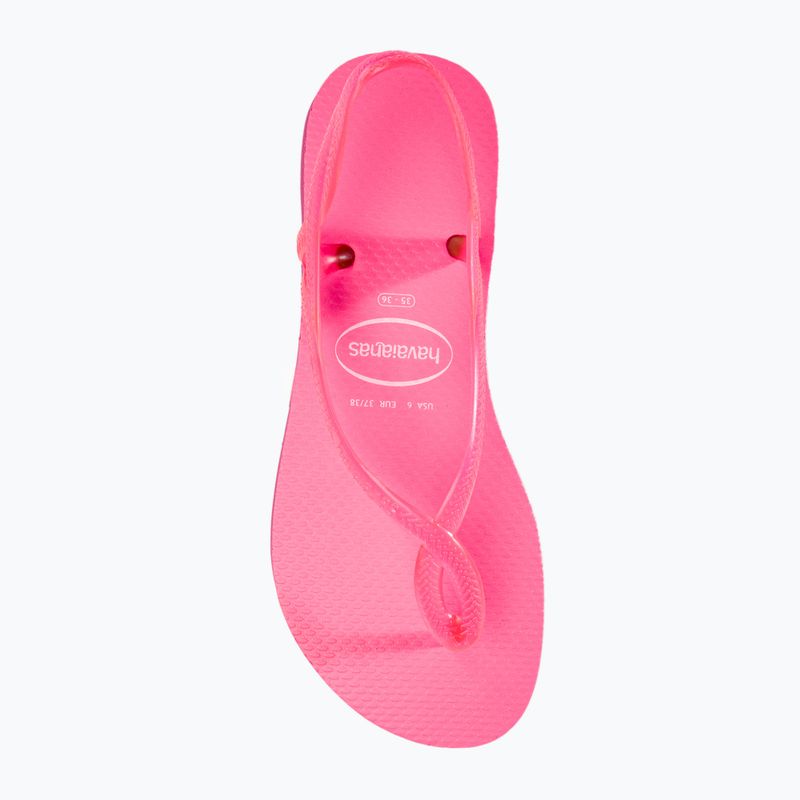 Dámske sandále Havaianas Luna Neon pink flux 5