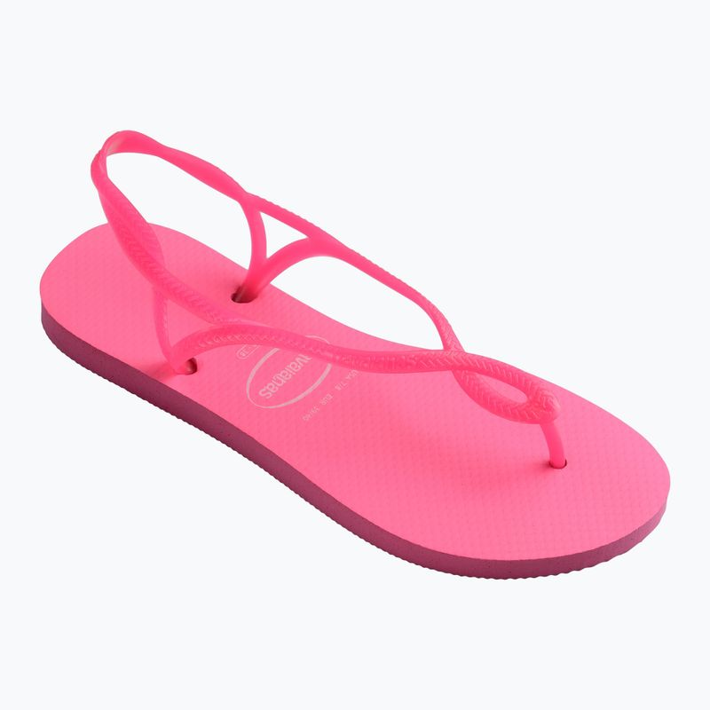 Dámske sandále Havaianas Luna Neon pink flux 8