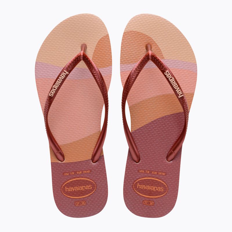 Dámske baletné žabky Havaianas Slim Palette Glow rose 3
