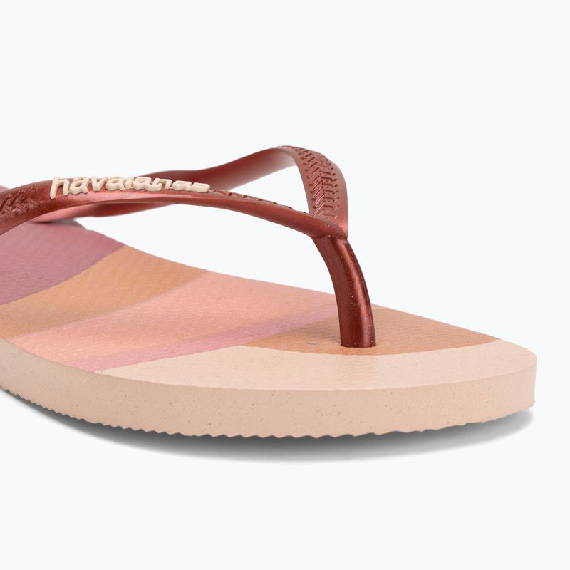 Dámske baletné žabky Havaianas Slim Palette Glow rose 7