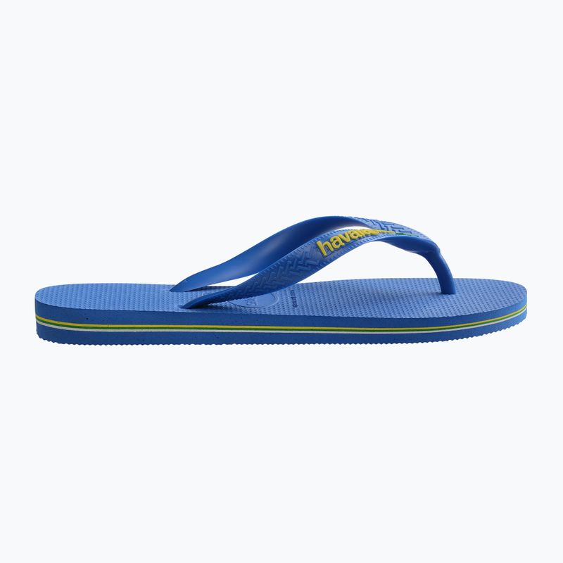 Havaianas Brasil Logo Neon žabky star blue / star blue 9