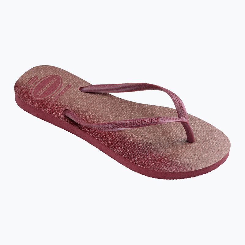Dámske žabky Havaianas Slim Gloss amaranth