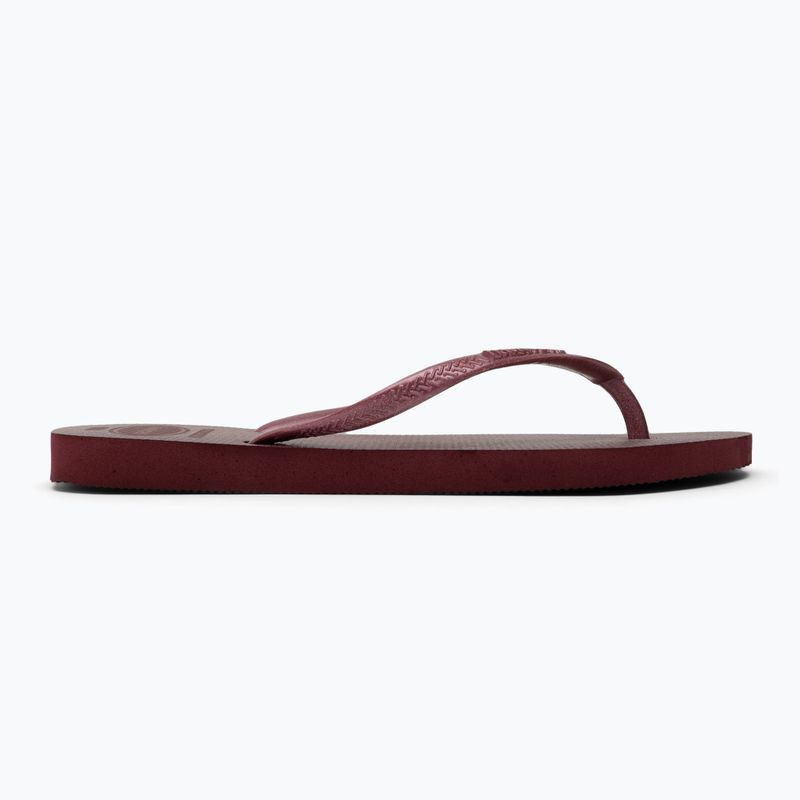 Dámske žabky Havaianas Slim Gloss amaranth 2