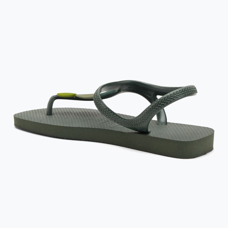 Havaianas Flash Urban Plus dámske sandále olivovo zelené 3