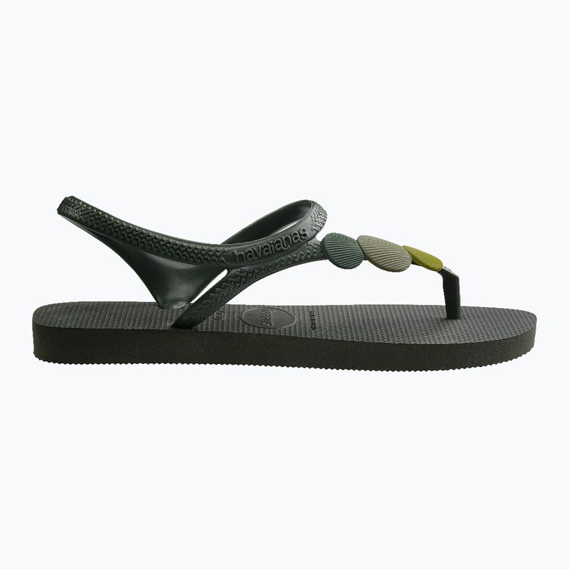Havaianas Flash Urban Plus dámske sandále olivovo zelené 3