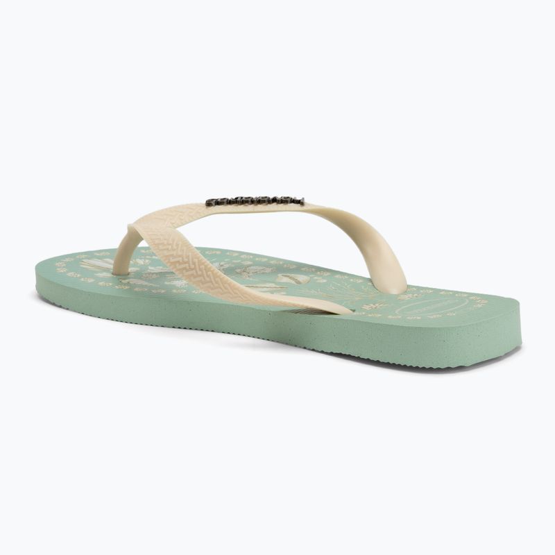 Dámske žabky Havaianas Top Tropicalia Vibes coast green 3